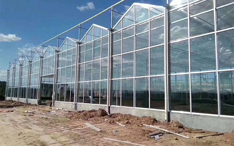 玻璃温室工程施工建设的防雨措施